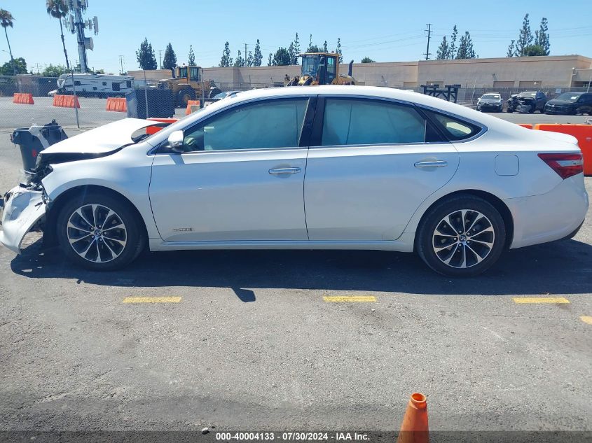 2016 Toyota Avalon Hybrid Xle VIN: 4T1BD1EB8GU051726 Lot: 40004133