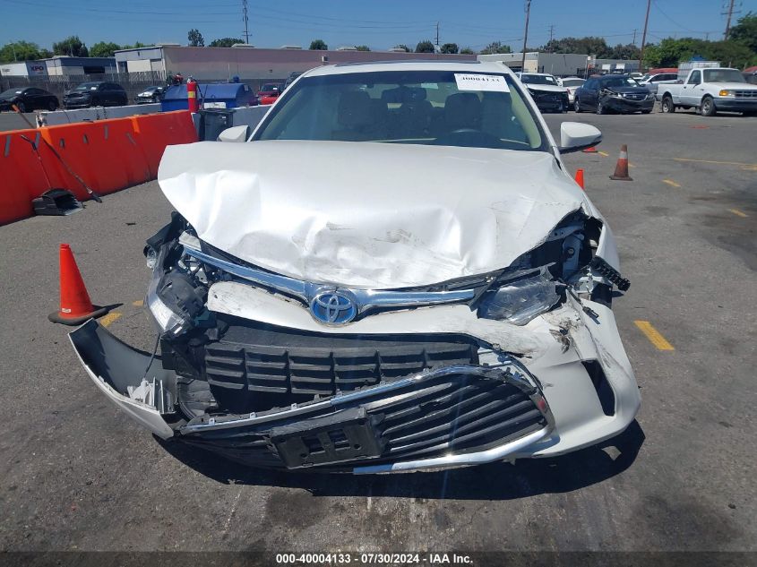 2016 Toyota Avalon Hybrid Xle VIN: 4T1BD1EB8GU051726 Lot: 40004133