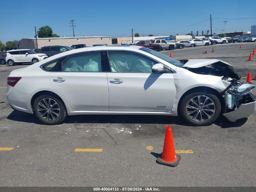 2016 Toyota Avalon Hybrid Xle VIN: 4T1BD1EB8GU051726 Lot: 40004133