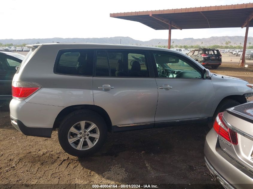 2012 Toyota Highlander VIN: 5TDZA3EH5CS021805 Lot: 40004164