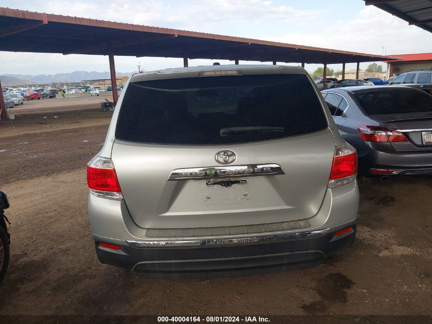 5TDZA3EH5CS021805 2012 Toyota Highlander