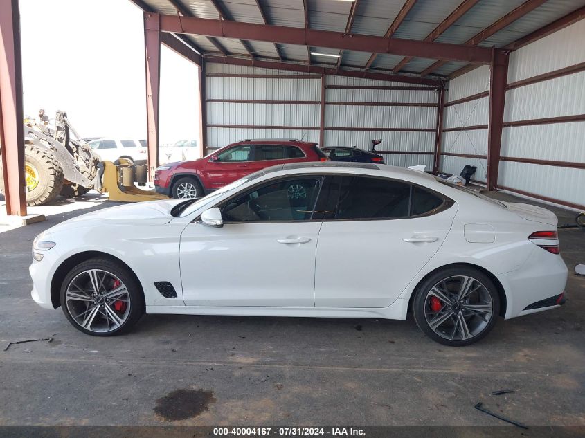 2024 Genesis G70 2.5T Awd VIN: KMTG34SC0RU138522 Lot: 40004167