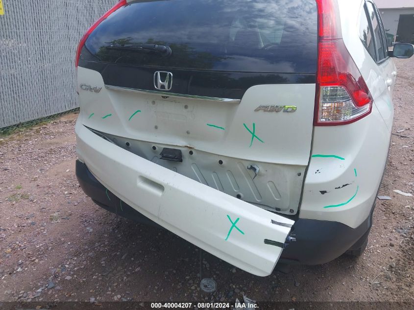 2013 Honda Cr-V Ex-L VIN: 5J6RM4H7XDL024969 Lot: 40004207