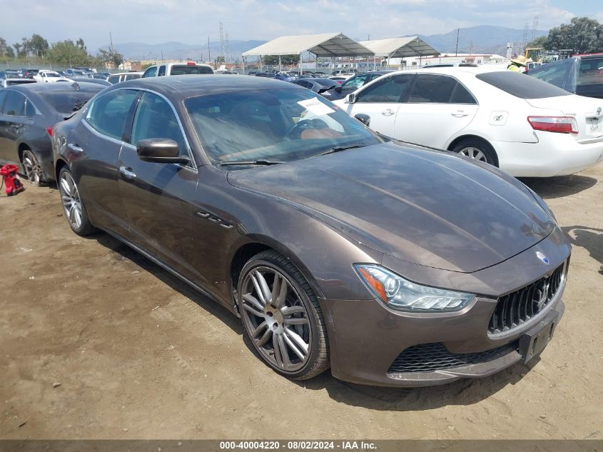 2016 Maserati Ghibli VIN: ZAM57XSA1G1183117 Lot: 40004220