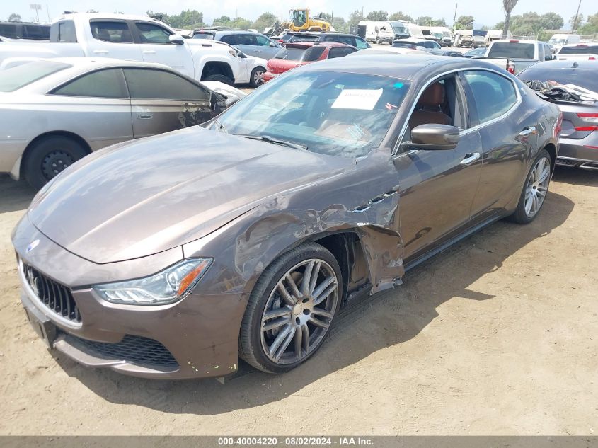 2016 Maserati Ghibli VIN: ZAM57XSA1G1183117 Lot: 40004220