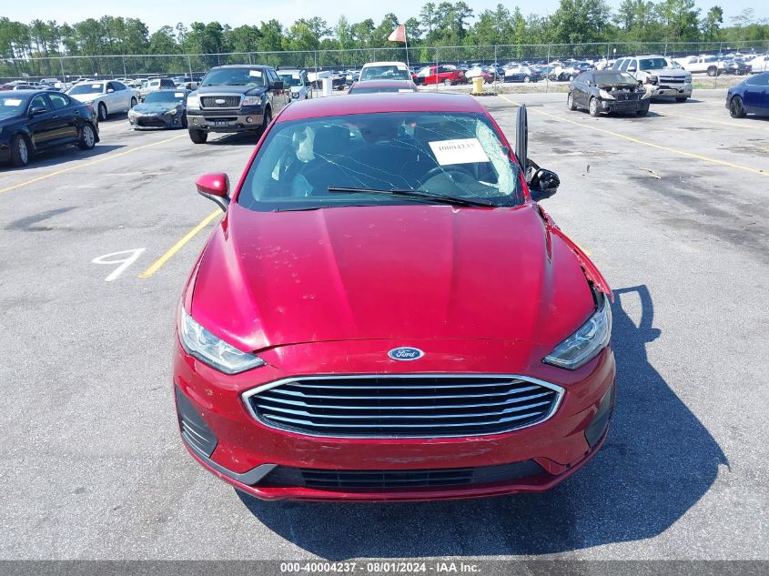 2019 Ford Fusion Se VIN: 3FA6P0HD4KR228914 Lot: 40004237