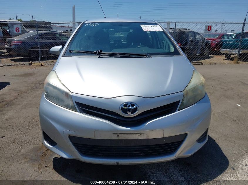 2012 Toyota Yaris Le VIN: JTDKTUD3XCD502944 Lot: 40004238