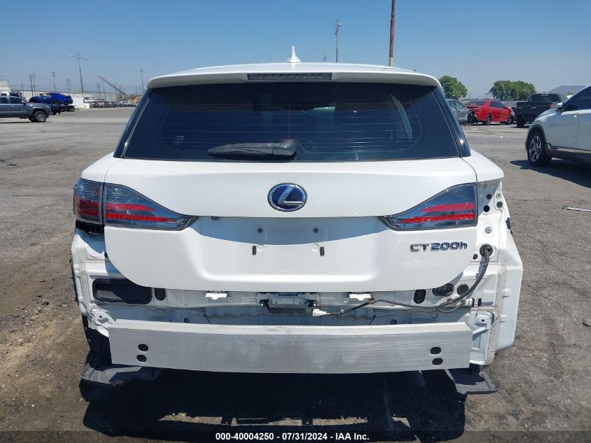 2016 Lexus Ct 200H VIN: JTHKD5BHXG2257760 Lot: 40004250