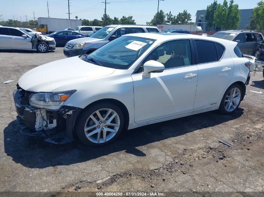 2016 Lexus Ct 200H VIN: JTHKD5BHXG2257760 Lot: 40004250