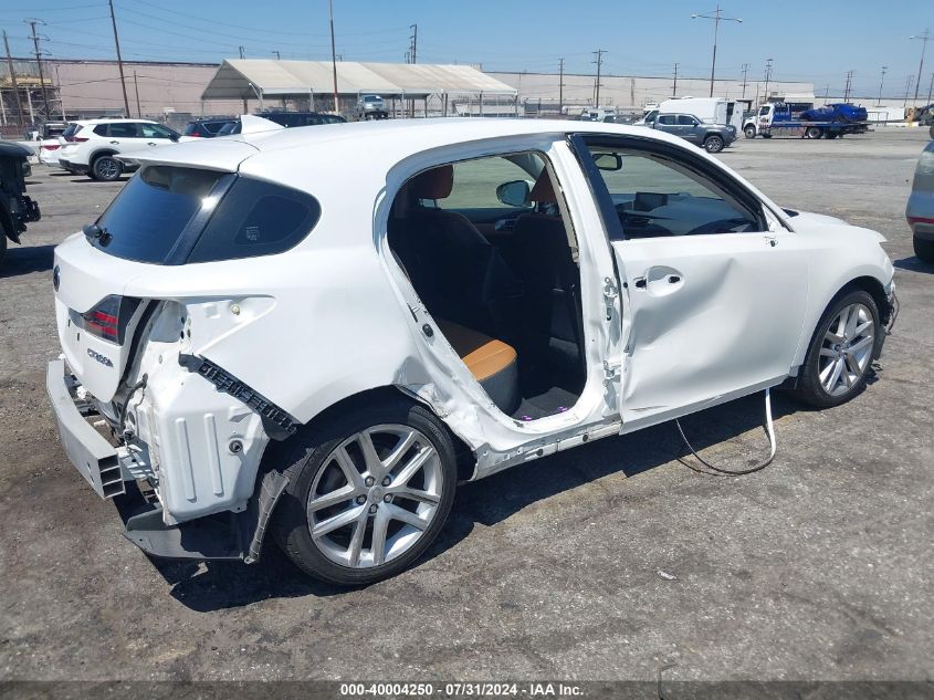 2016 Lexus Ct 200H VIN: JTHKD5BHXG2257760 Lot: 40004250