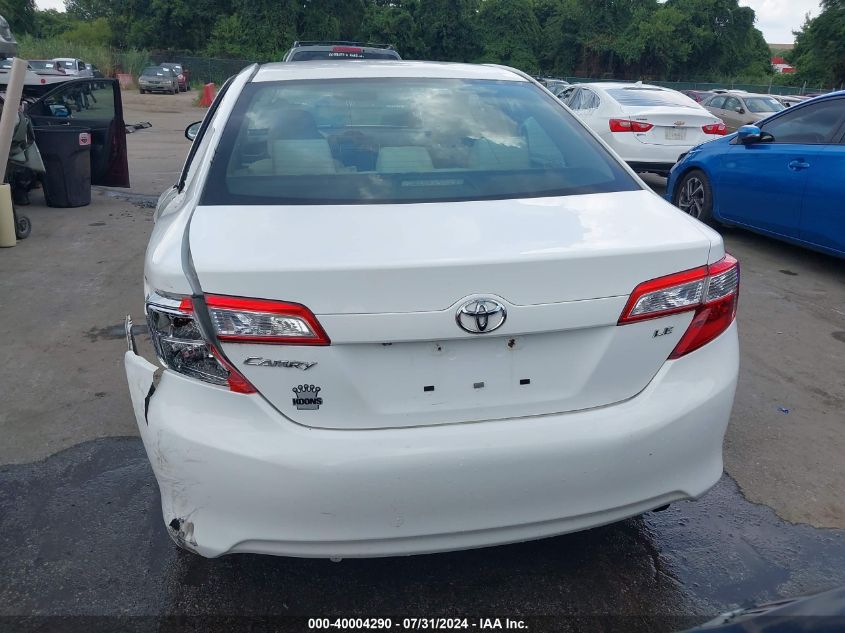 2014 Toyota Camry Le VIN: 4T4BF1FKXER385431 Lot: 40004290