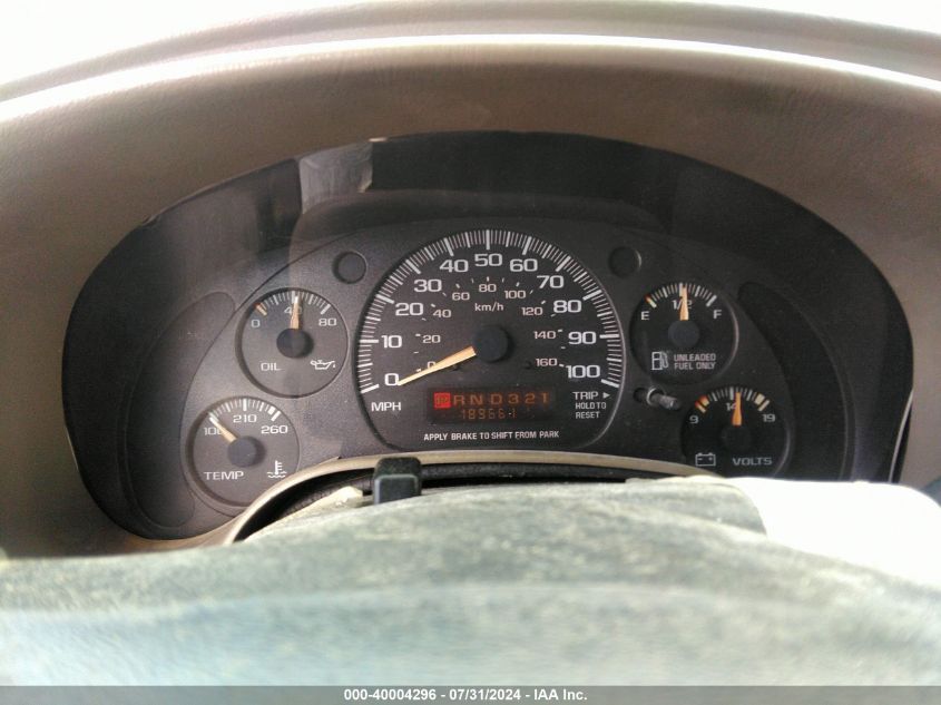 2001 GMC Safari Sle VIN: 1GKEL19W11B520762 Lot: 40004296