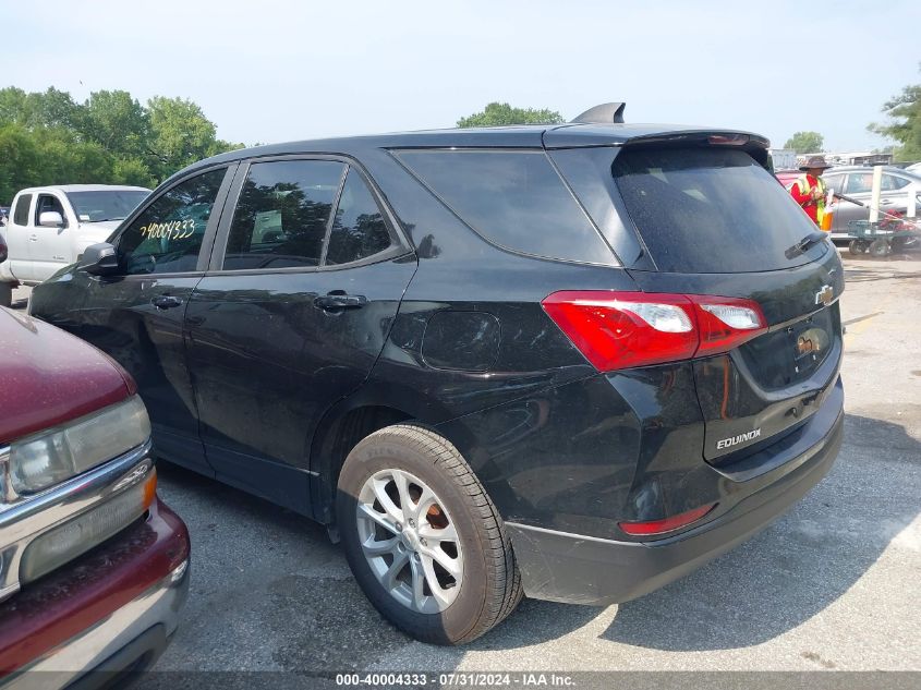 2020 Chevrolet Equinox Fwd Ls VIN: 2GNAXHEVXL6101830 Lot: 40004333