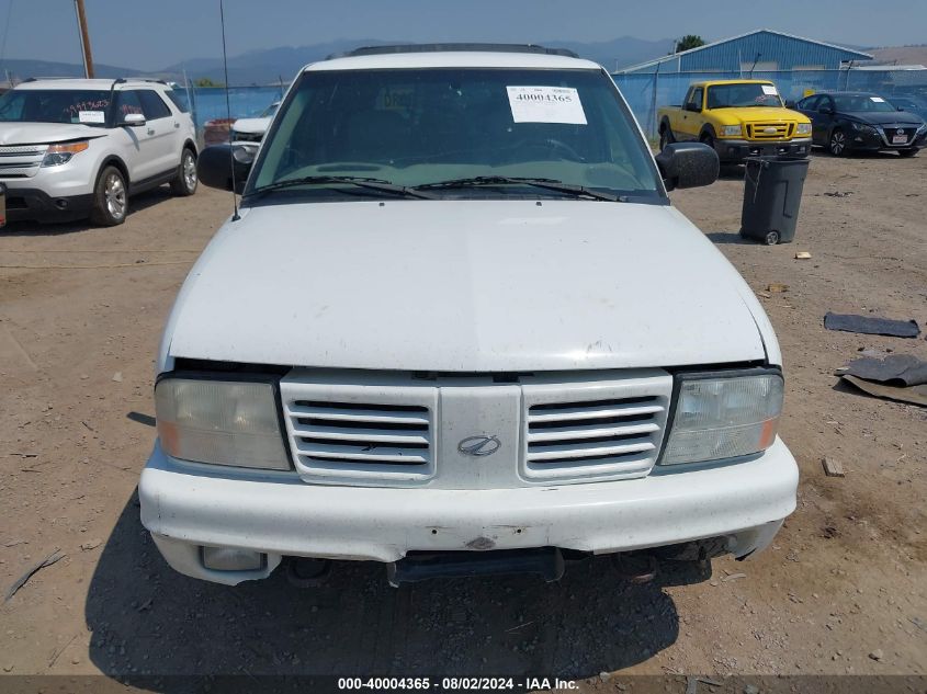 1GHDT13W112142808 2001 Oldsmobile Bravada