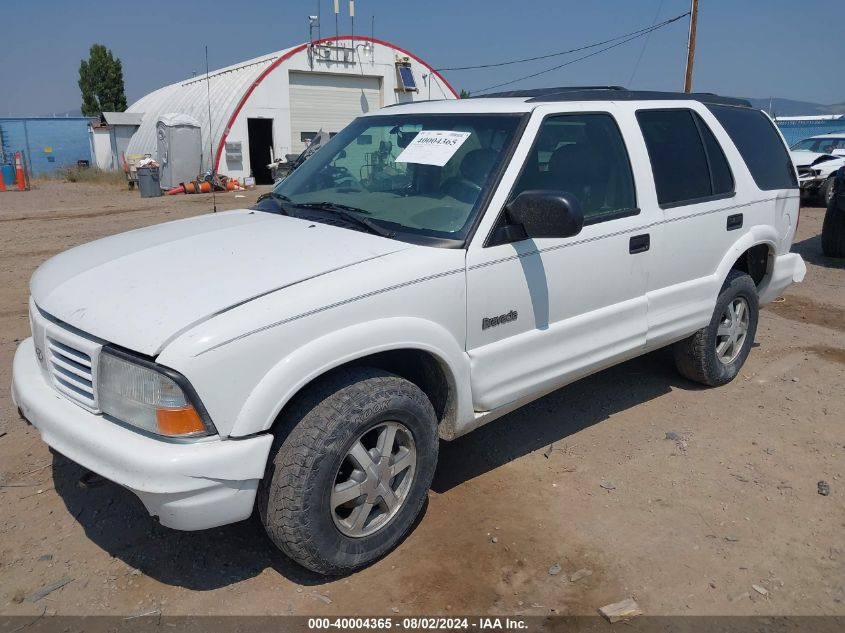 2001 Oldsmobile Bravada VIN: 1GHDT13W112142808 Lot: 40004365