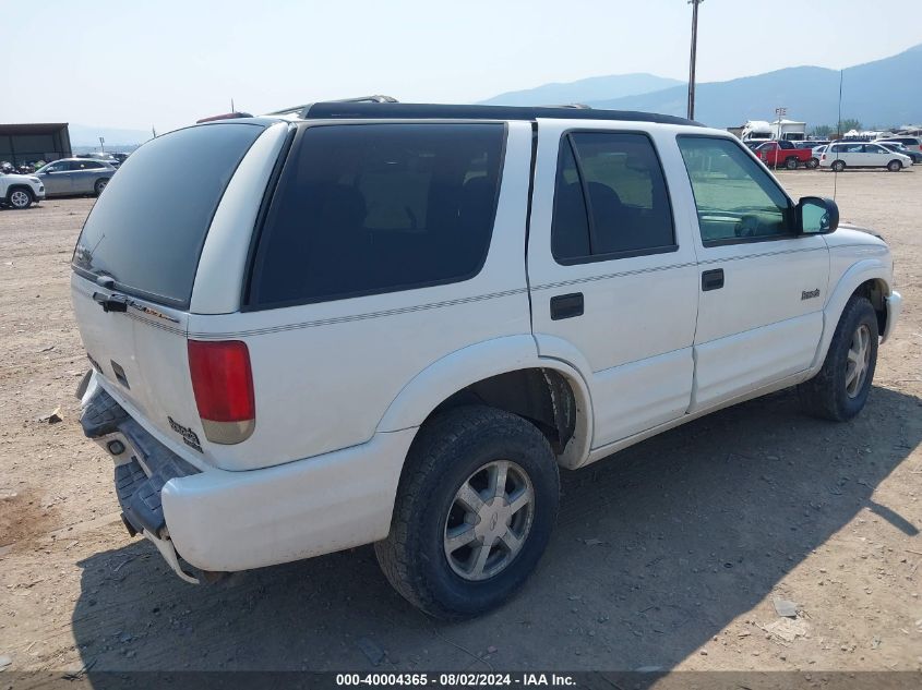 2001 Oldsmobile Bravada VIN: 1GHDT13W112142808 Lot: 40004365