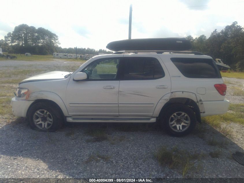 2006 Toyota Sequoia Limited V8 VIN: 5TDBT48A66S271624 Lot: 40004399