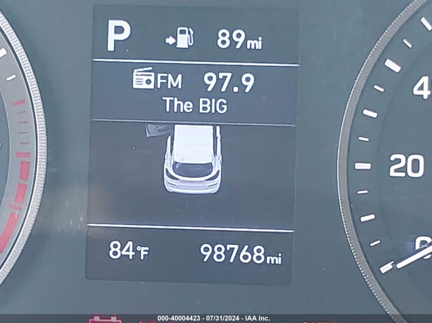 2019 Hyundai Tucson Se VIN: KM8J2CA40KU989121 Lot: 40004423