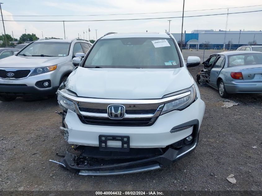 2021 Honda Pilot Awd Elite VIN: 5FNYF6H02MB090266 Lot: 40004432