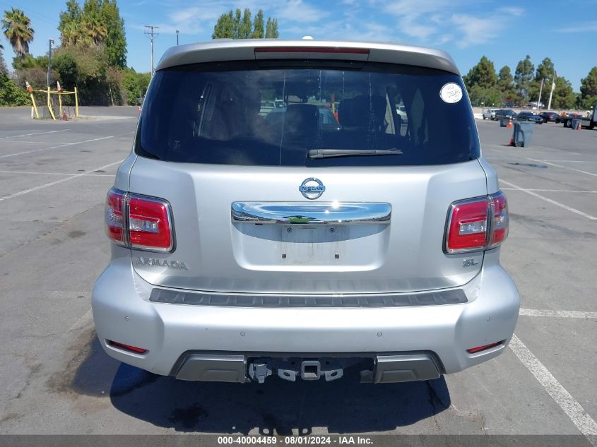 2019 Nissan Armada Sl VIN: JN8AY2NC4K9587558 Lot: 40004459