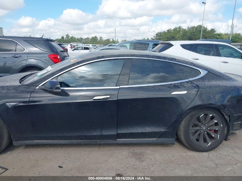 2016 Tesla Model S 90D/P100D/P85D/P90D VIN: 5YJSA1E4XGF126272 Lot: 40004506