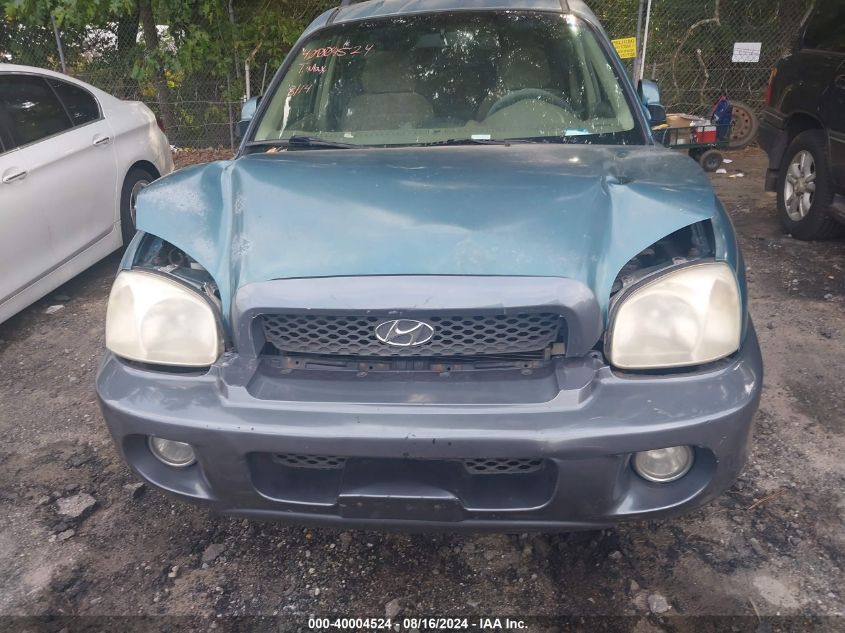 2003 Hyundai Santa Fe Gls/Lx VIN: KM8SC13D63U386369 Lot: 40004524