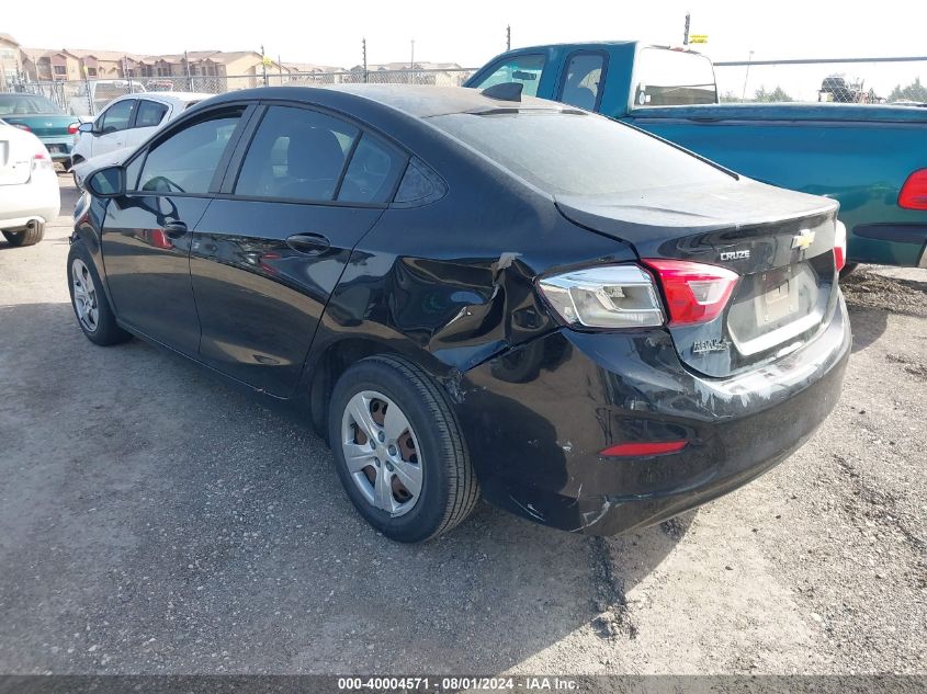 2018 Chevrolet Cruze Ls Auto VIN: 1G1BC5SM1J7240799 Lot: 40004571