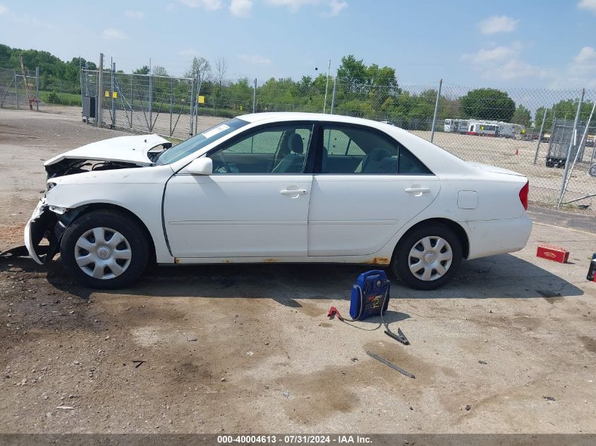 2004 Toyota Camry Le VIN: 4T1BE32K14U329780 Lot: 40004613