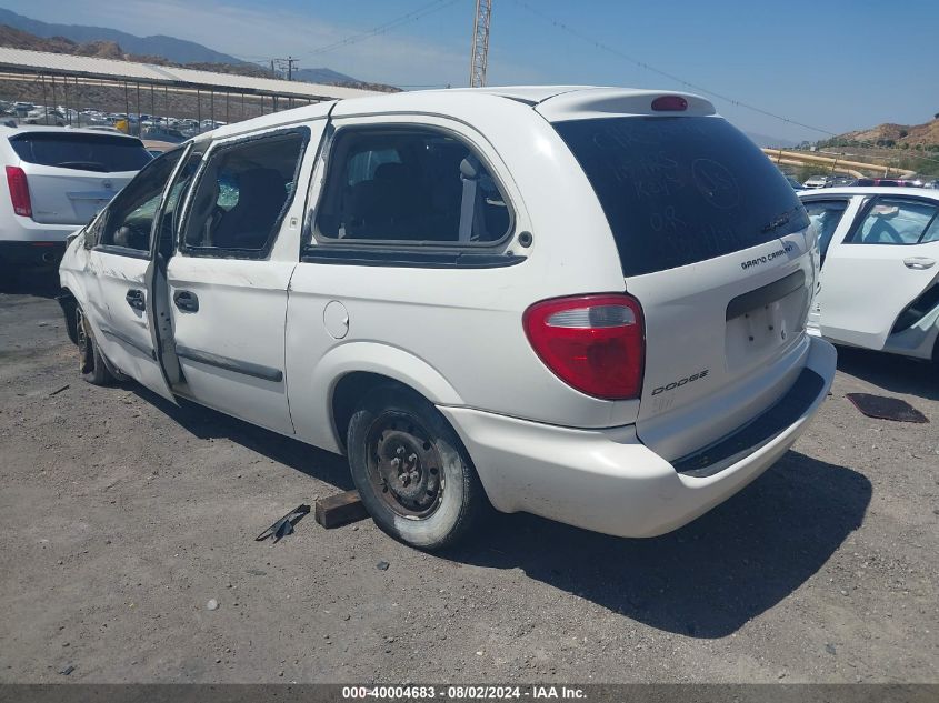 2005 Dodge Grand Caravan Se VIN: 1D4GP24R55B316846 Lot: 40004683