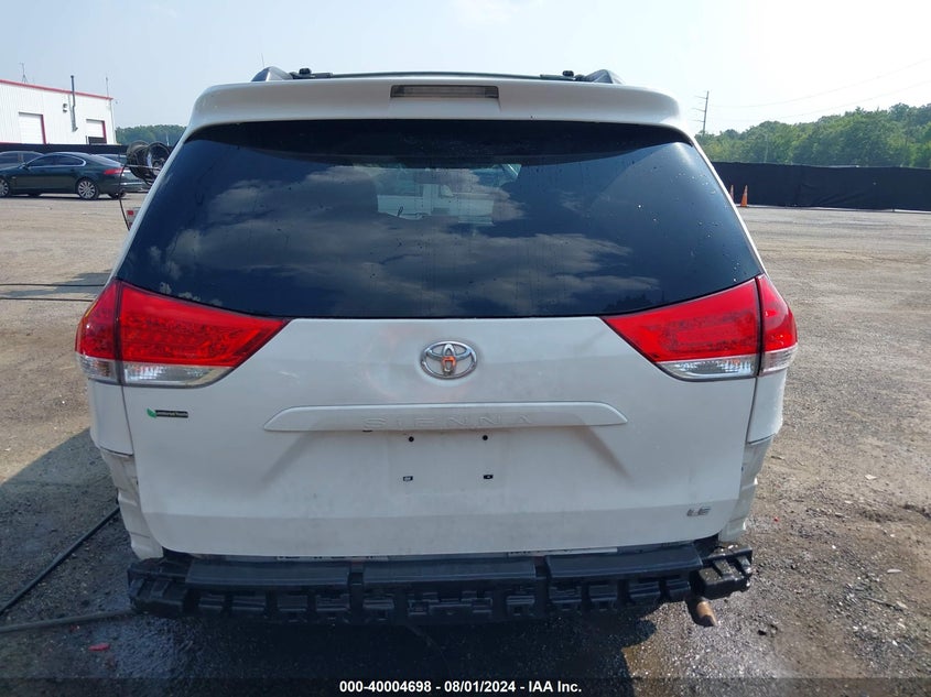 2011 Toyota Sienna Le V6 VIN: 5TDKK3DCXBS087348 Lot: 40004698