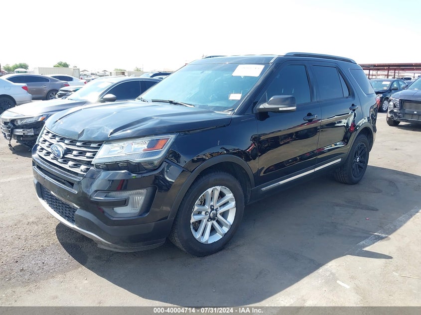VIN 1FM5K7D89HGA23185 2017 FORD EXPLORER XLT