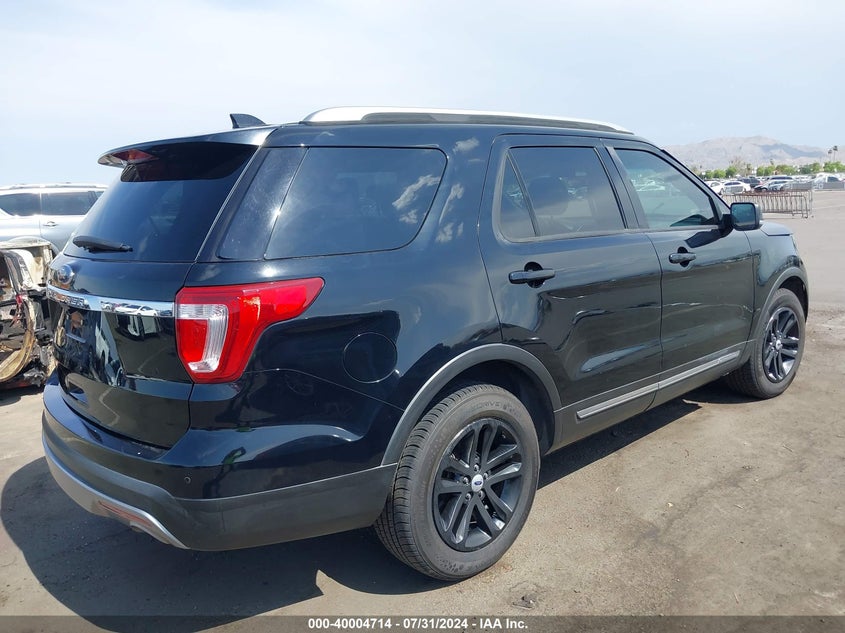 VIN 1FM5K7D89HGA23185 2017 FORD EXPLORER XLT