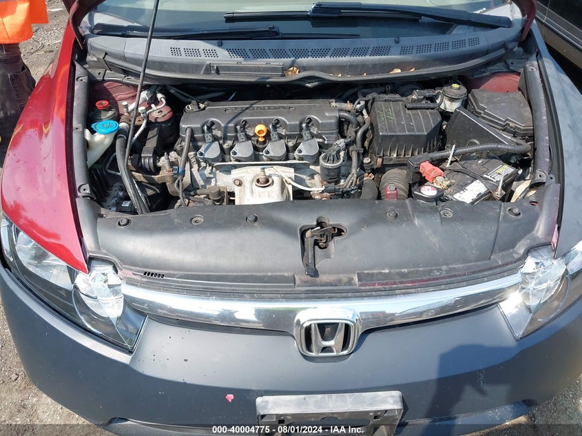 2007 Honda Civic Lx VIN: 2HGFA16577H507680 Lot: 40004775