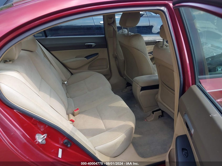 2007 Honda Civic Lx VIN: 2HGFA16577H507680 Lot: 40004775