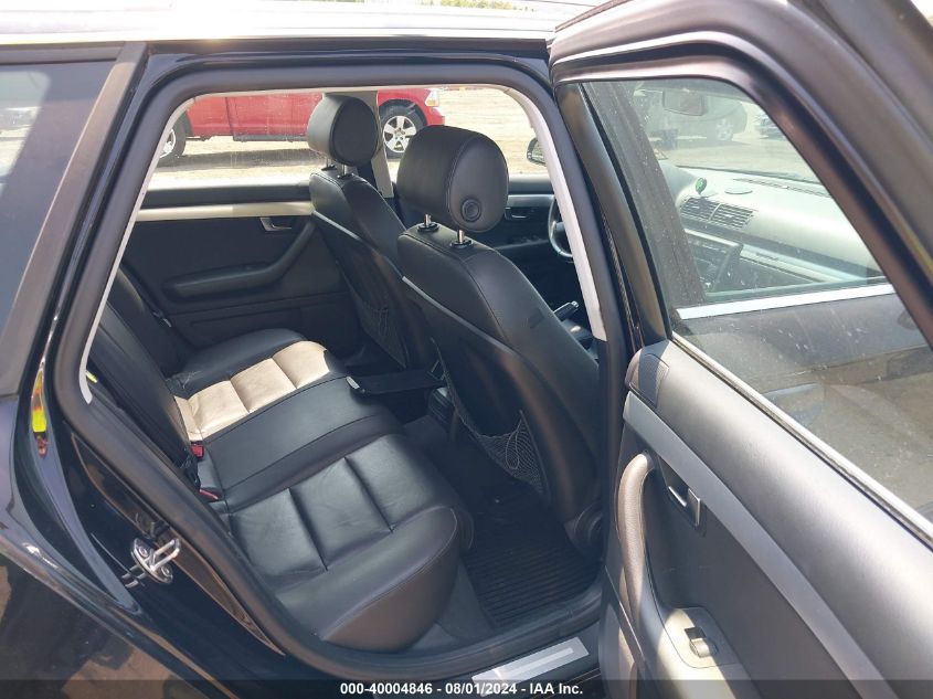 2008 Audi A4 2.0T/2.0T Avant Special Edition VIN: WAUKF78E48A070930 Lot: 40004846