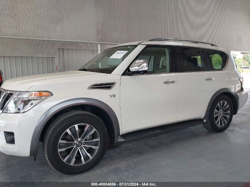 2018 Nissan Armada Sl VIN: JN8AY2ND2J9057256 Lot: 40004856