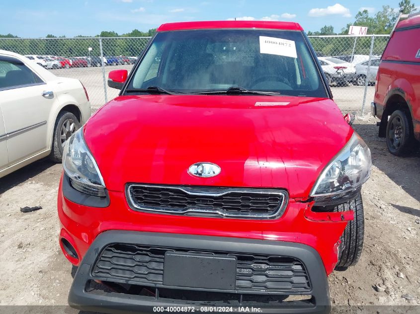 2012 Kia Soul + VIN: KNDJT2A67C7378595 Lot: 40004872