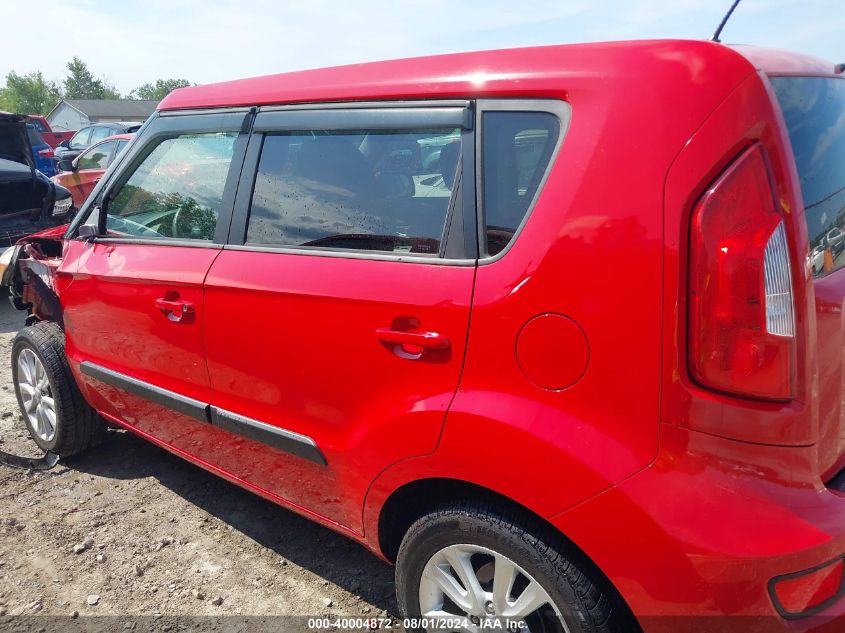 2012 Kia Soul + VIN: KNDJT2A67C7378595 Lot: 40004872