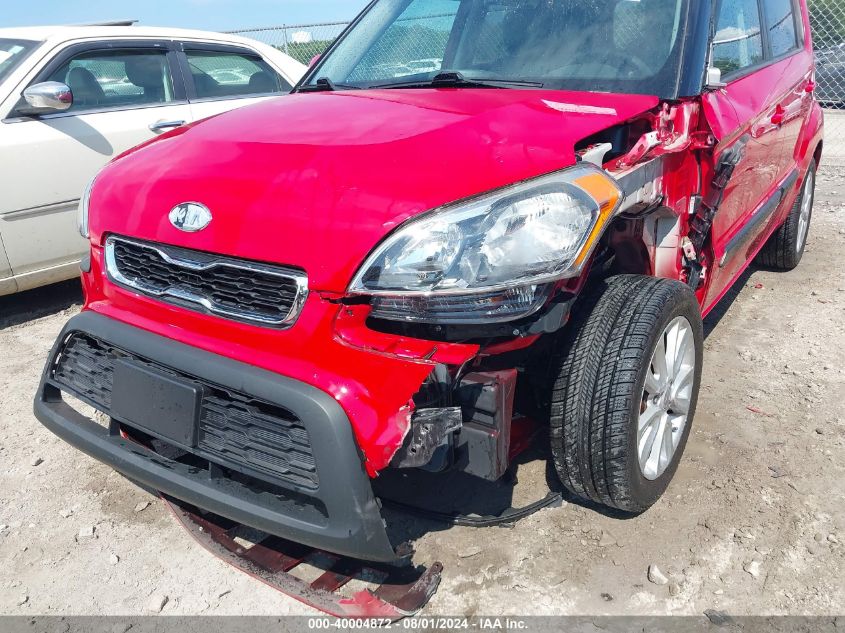 2012 Kia Soul + VIN: KNDJT2A67C7378595 Lot: 40004872