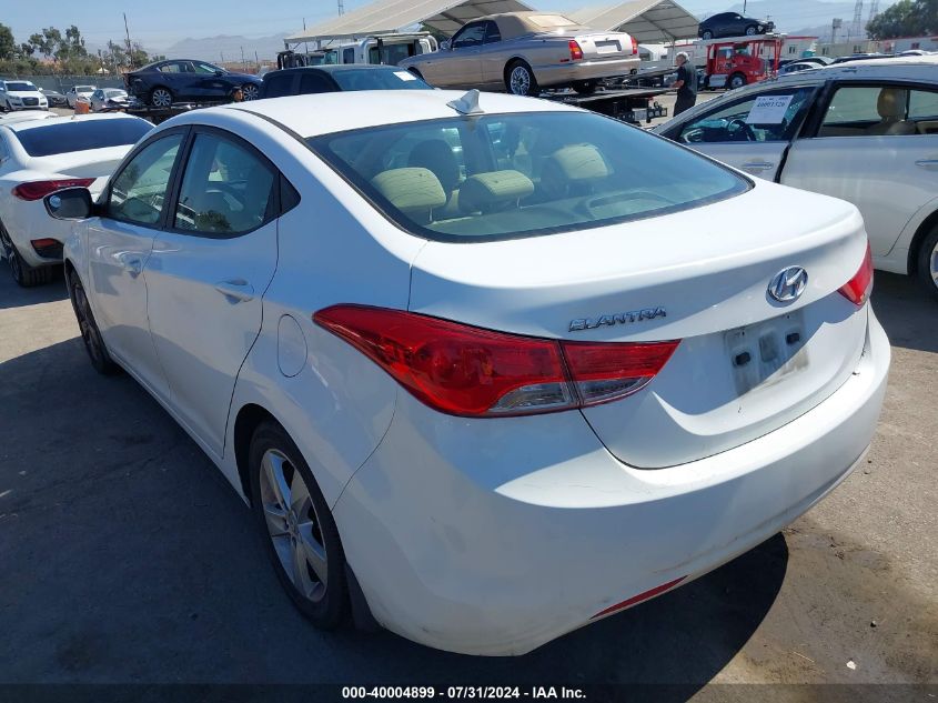 2012 Hyundai Elantra Gls VIN: 5NPDH4AEXCH125705 Lot: 40004899