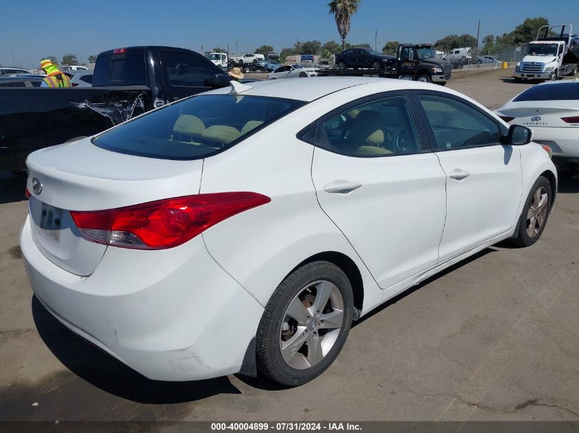 2012 Hyundai Elantra Gls VIN: 5NPDH4AEXCH125705 Lot: 40004899