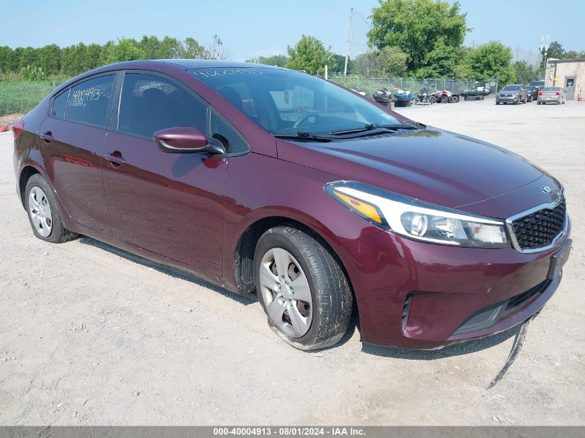 2018 Kia Forte Lx VIN: 3KPFK4A77JE282251 Lot: 40004913