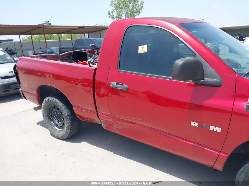 2008 Dodge Ram 1500 St/Sxt VIN: 1D7HA16KX8J203584 Lot: 40004925