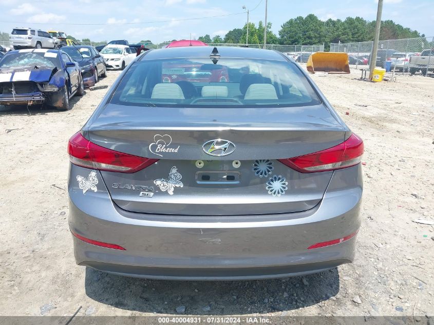 2018 Hyundai Elantra Se VIN: 5NPD74LF7JH385744 Lot: 40004931