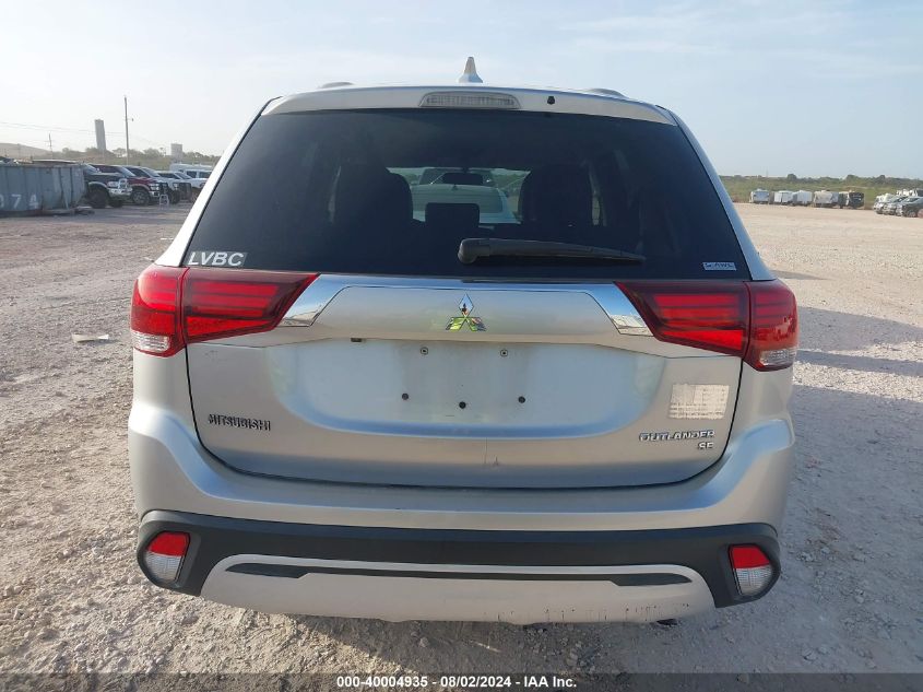 2019 Mitsubishi Outlander Se VIN: JA4AZ3A38KZ042347 Lot: 40004935