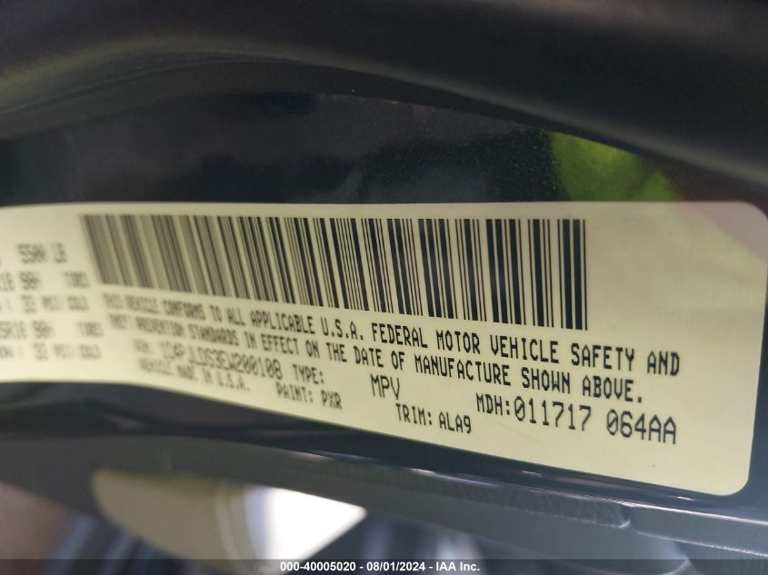 2014 Jeep Cherokee Limited VIN: 1C4PJLDS3EW200108 Lot: 40005020