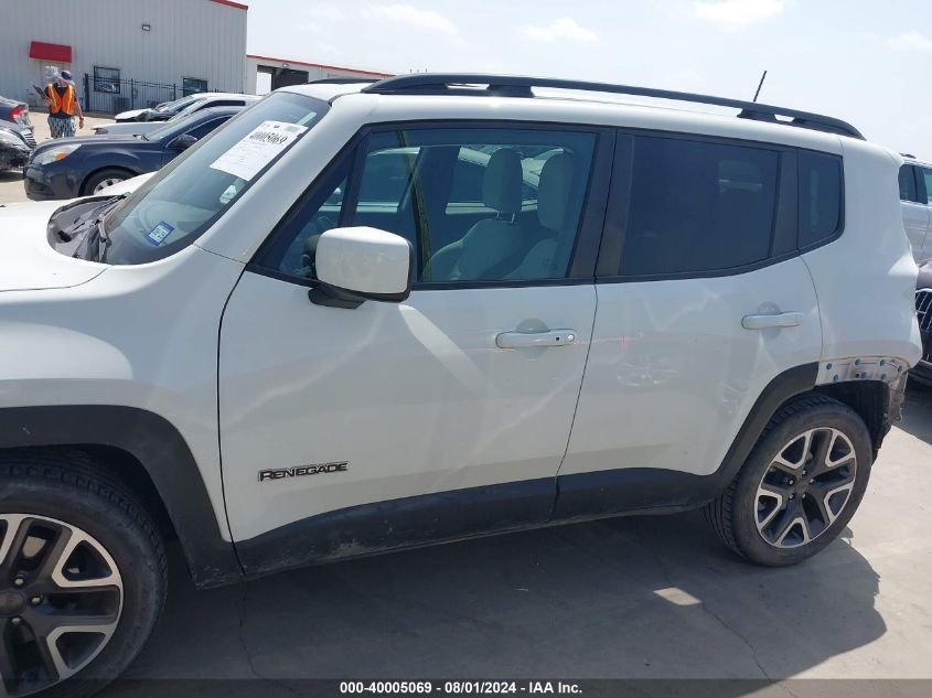 2018 Jeep Renegade Latitude VIN: ZACCJABB4JPH435 Lot: 40005069