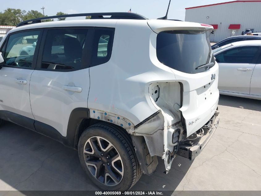 2018 Jeep Renegade Latitude VIN: ZACCJABB4JPH435 Lot: 40005069