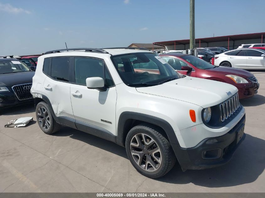 2018 Jeep Renegade Latitude VIN: ZACCJABB4JPH435 Lot: 40005069