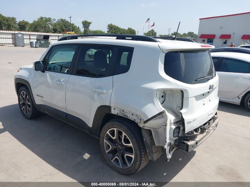 2018 Jeep Renegade Latitude VIN: ZACCJABB4JPH435 Lot: 40005069